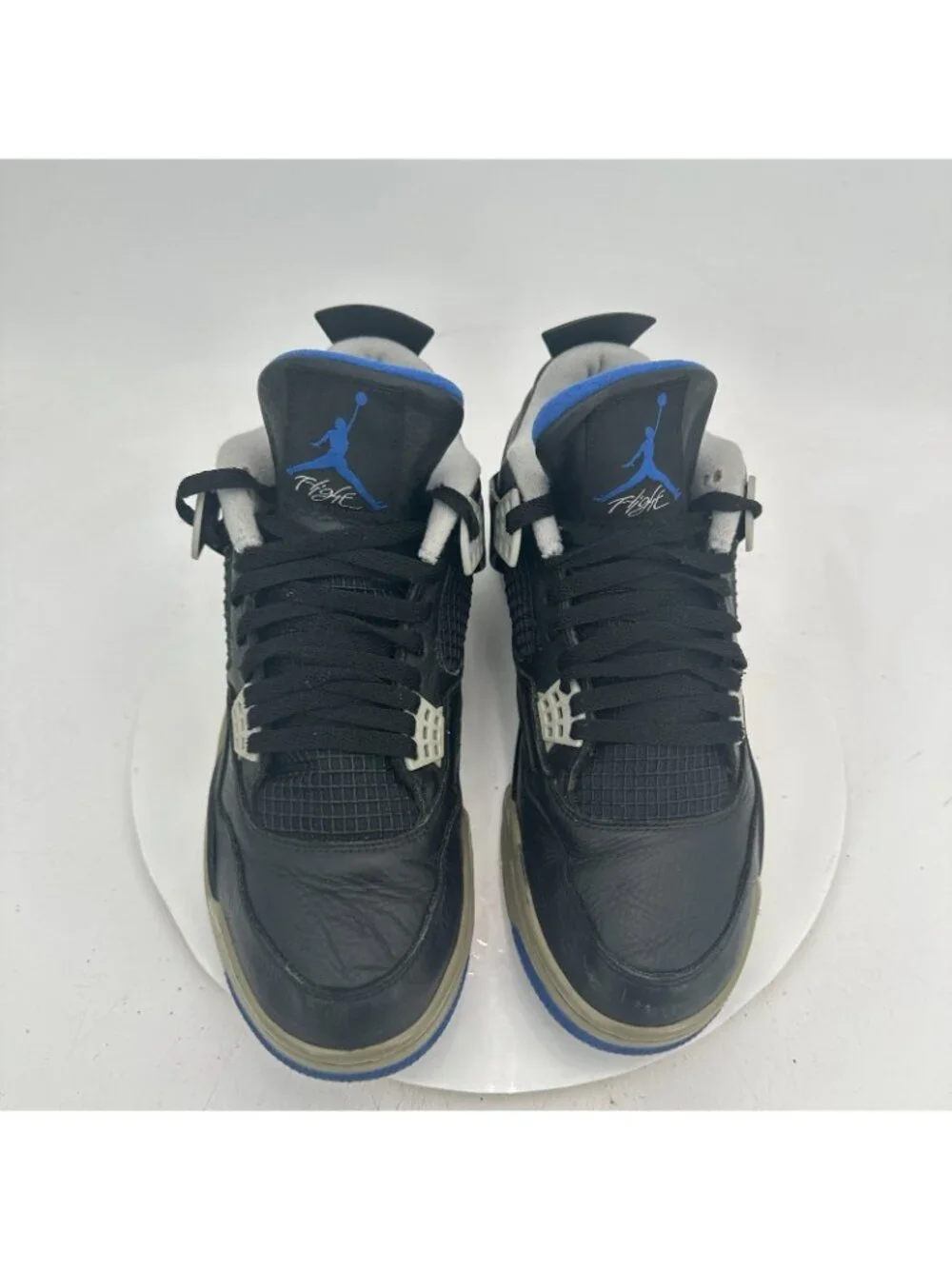 Nike Air Jordan 4 Retro Motorsports Alternate Men Size 11 308497-006 Black Shoes